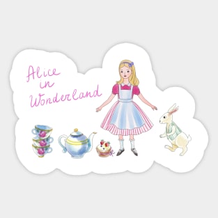 Alice in wonderland Sticker